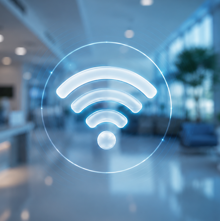WLAN- und Internetmotiv für Betreiberobjekte